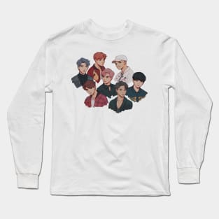 BTS all members Long Sleeve T-Shirt